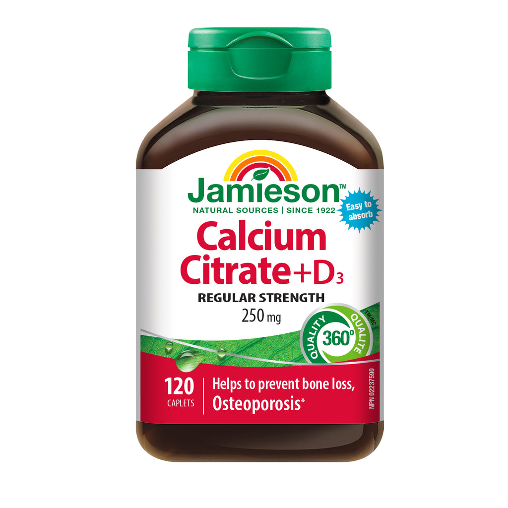 Jamieson Calcium Citrate/D3 250mg 120 - DrugSmart Pharmacy
