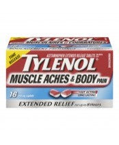 Tylenol Muscle Aches & Body Pain 16 - DrugSmart Pharmacy