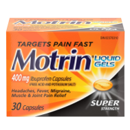 Motrin Ibuprofen Super Strength Liquid Gels 30 - DrugSmart Pharmacy
