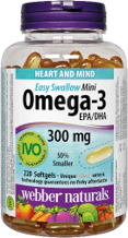 Webber Omega 3 300mg 220 - DrugSmart Pharmacy