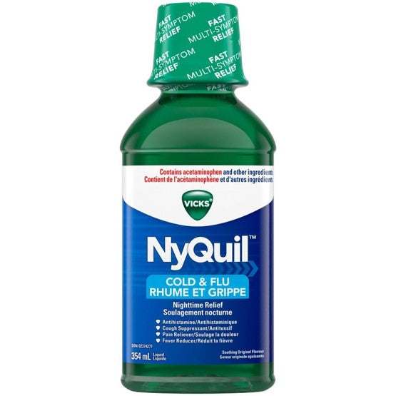 Vicks Nyquil Cold & Flu 354ml - DrugSmart Pharmacy