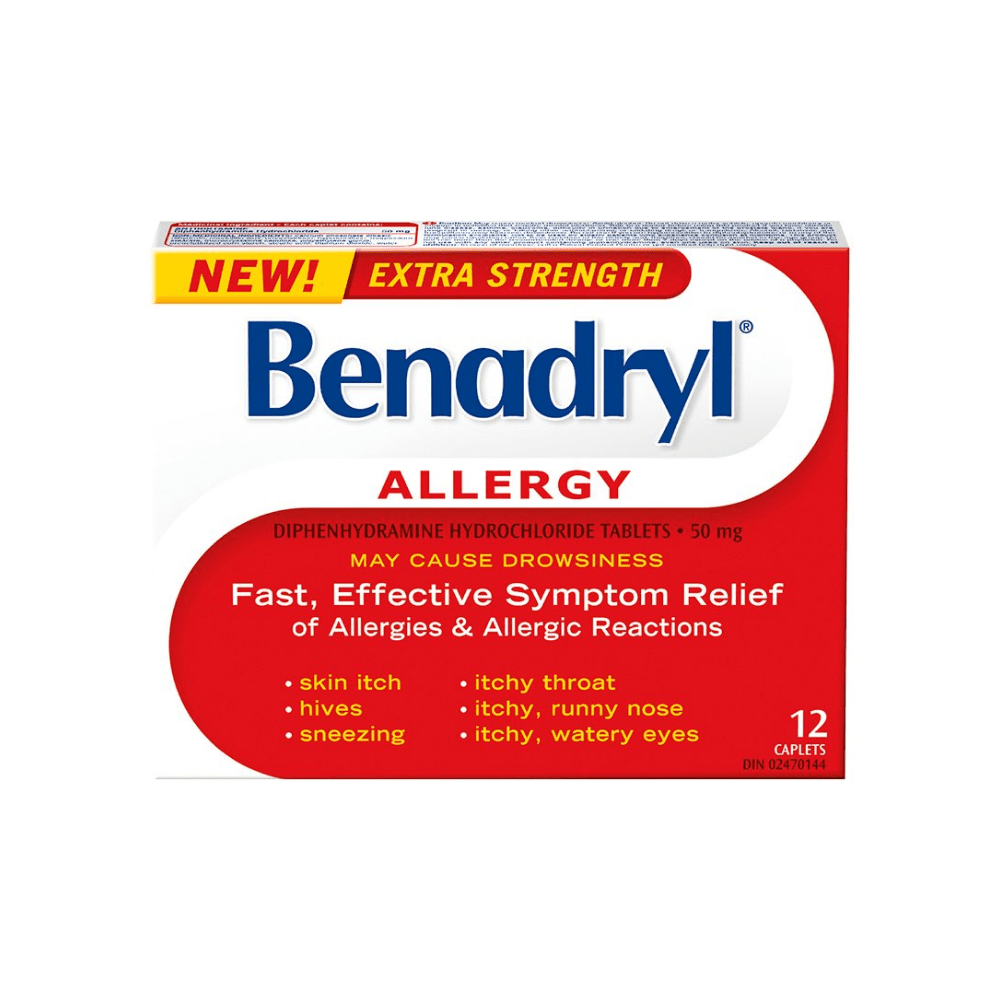 Benadryl® Extra Strength Allergy Caplets - DrugSmart Pharmacy